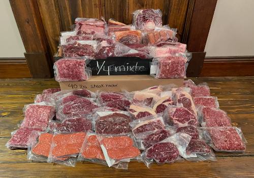 Boîte Quart de Boeuf Angus (122 lbs)