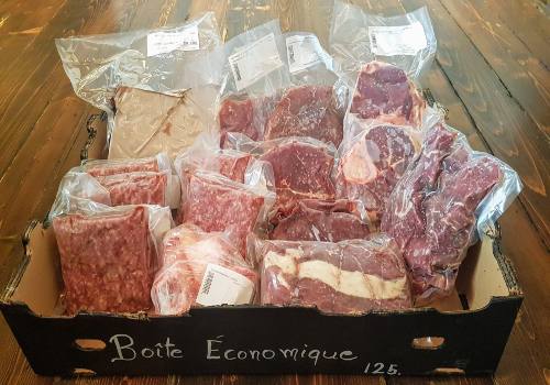 Boîte Économique Boeuf Angus (15 lbs)